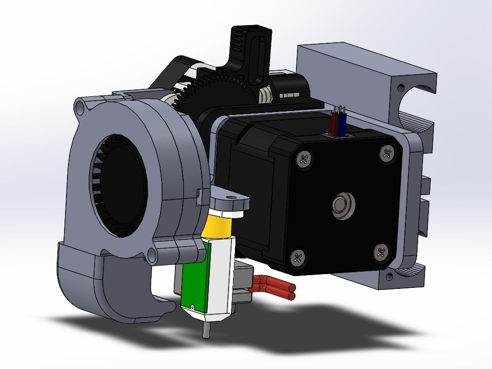 Titan Aero mount + Bltouch for Prusa I2 I3 P3steel