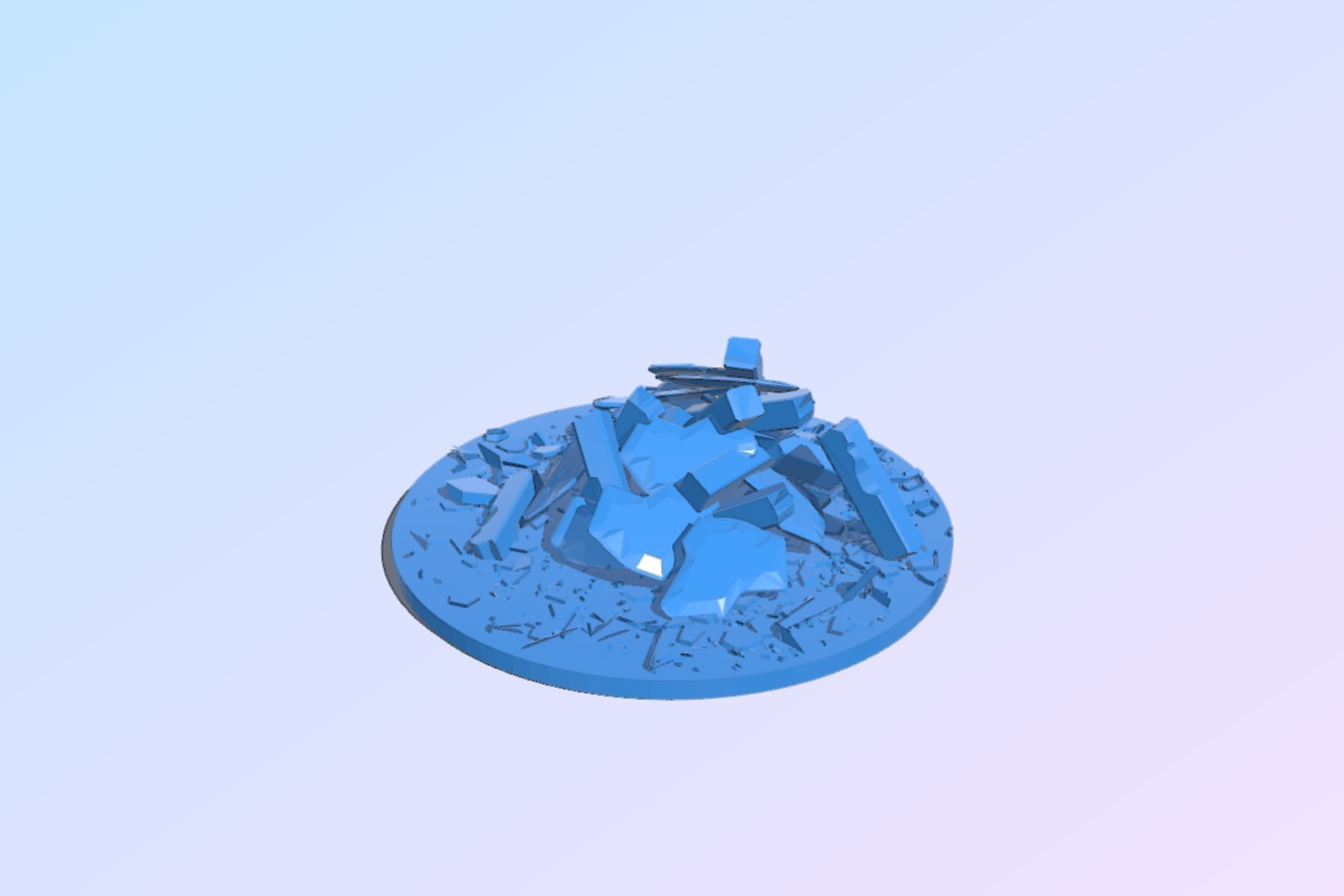 Ruins base 60mm