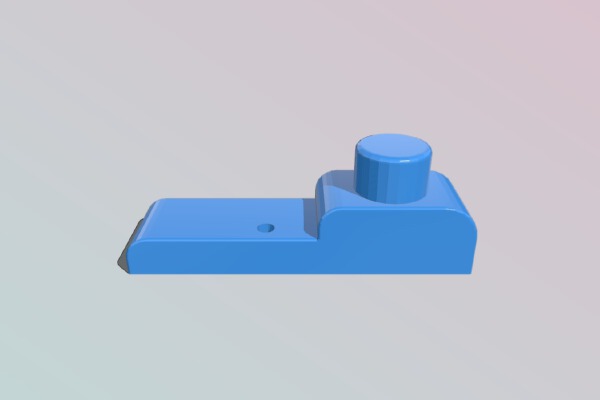 Bottom support piece for accordion. | 3d print model