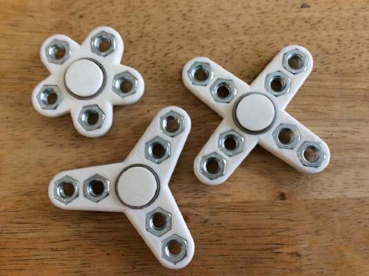 Very Customizable Fidget Spinner | 3d print model