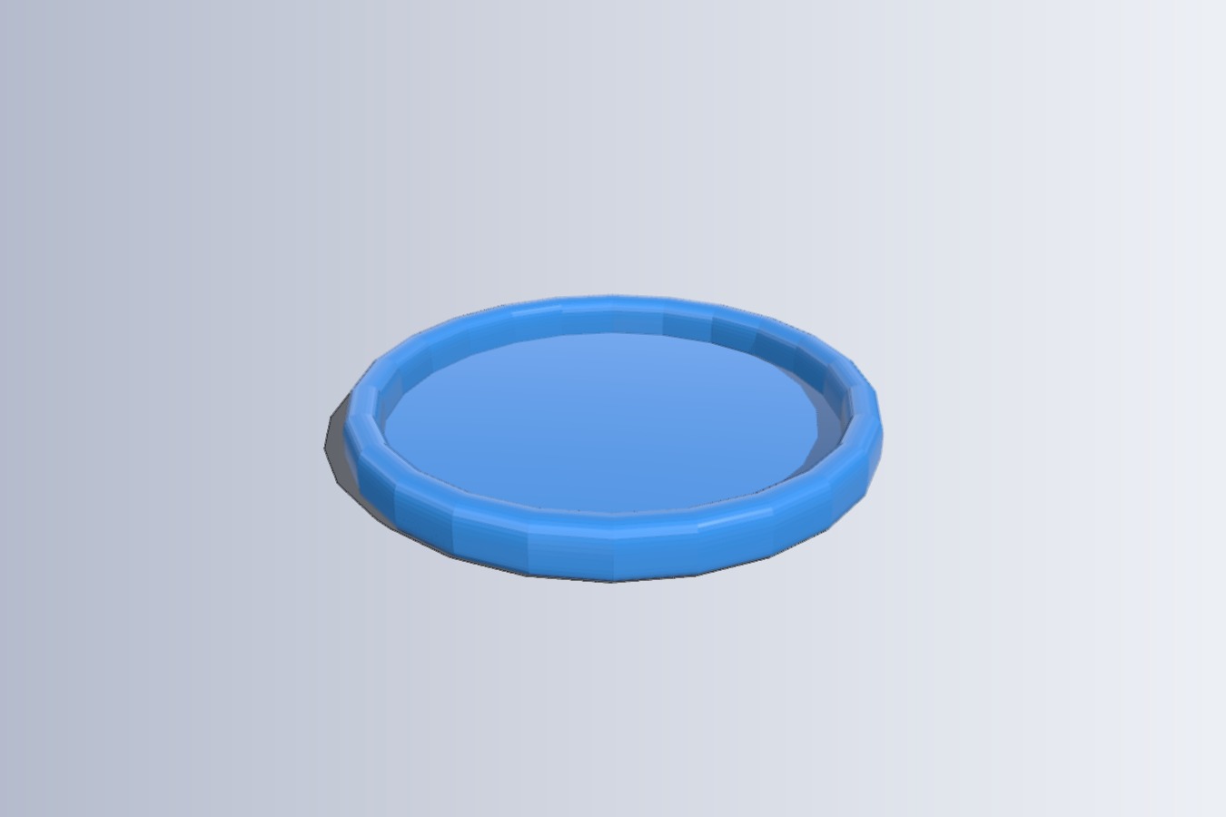 Table Top Round Dish