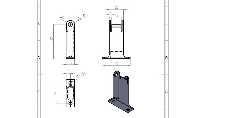 Chain holders for tevo tarantula | 3d print model