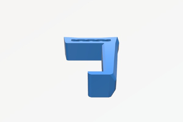 Bow hook for tree molle webbing loop | 3d print model