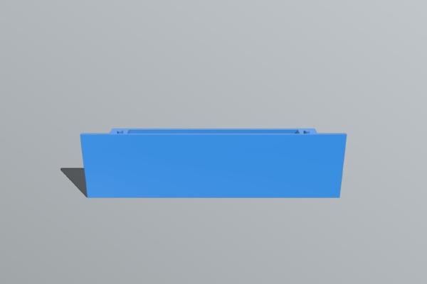 20x2 Character VFD (Vacuum Fluorescent Display) holder | 3d print model