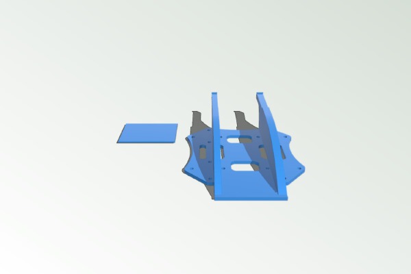 F450 Walkera G-3D Top Plate | 3d print model