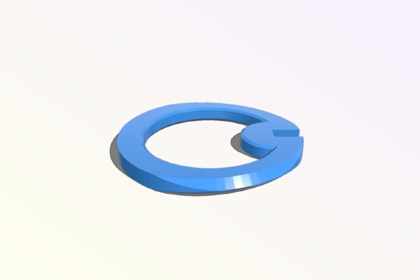 The Minimalist Wobbler (Customizable) | 3d print model