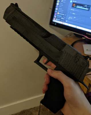 CSGO deagle with blowback and shell ejection | 3d print model