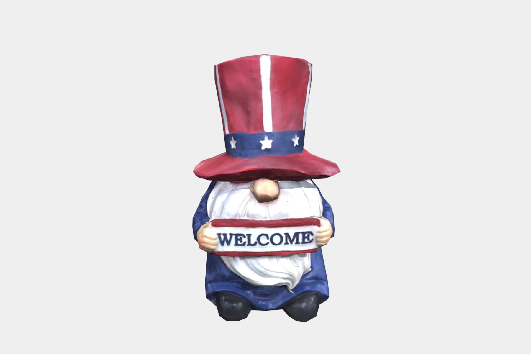 Gnome 4th of july welcome