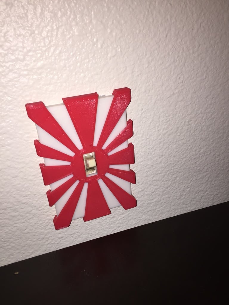 Rising Sun Light Switch Cover