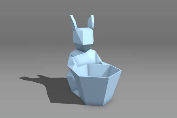 Easter Bunny Planter | 3d print model