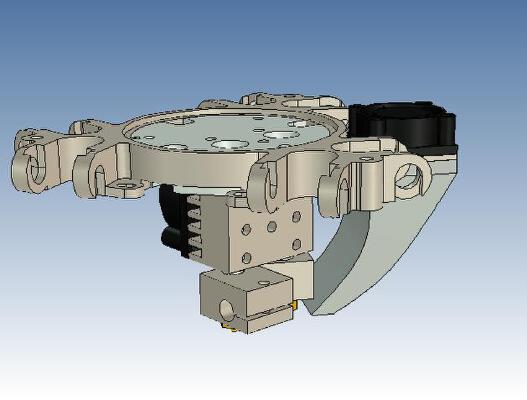 Chimara mount for original BI effector | 3d print model