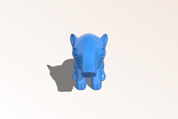 Sitting Boar | 3d print model