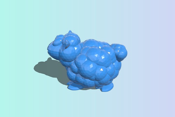 Bobbly Sheep | 3d print model