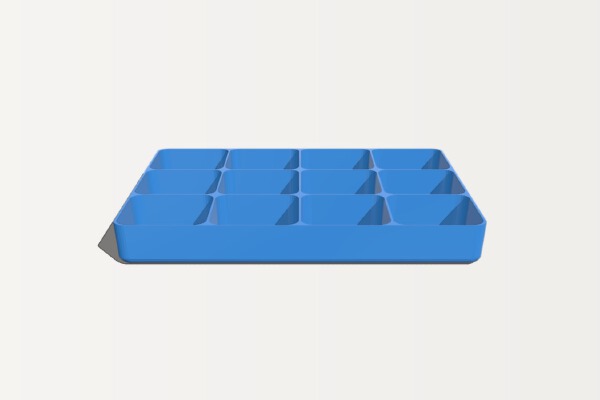 My Customized 4x3 Multi-Rounded Container | 3d print model