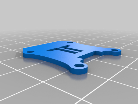 FETtec Spike Absorber Mount (w_ Optional Antenna Mount) (ImpulseRC Apex) | 3d print model
