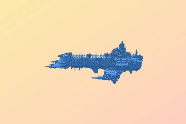 Phoenix warship | 3d print model