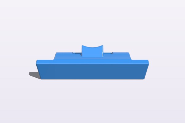 Front Bumper w_ Camera Tiedown - Armattan Rooster | 3d print model