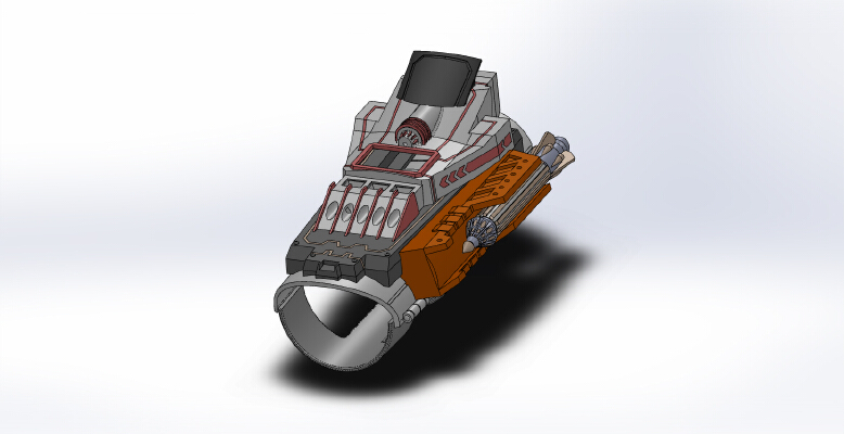 Bryces Gauntlet and Cyborg Mask | 3d print model