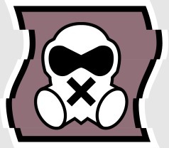 mute talisman_charm_mascot_keychain (Rainbow Six: Siege)