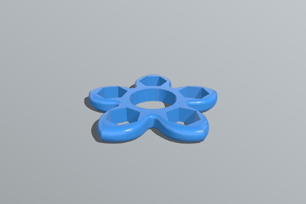 M8 Hexnut-Flower Fidget Spinner | 3d print model