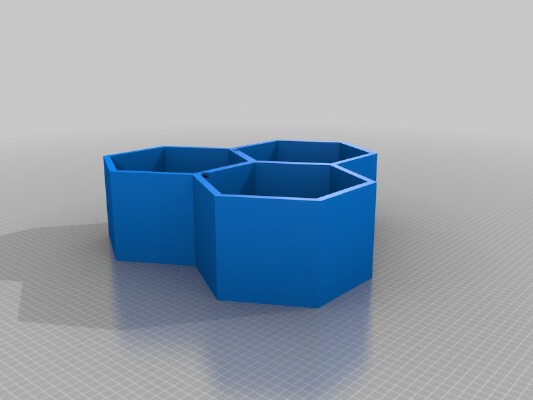 Hex Shelf | 3d print model