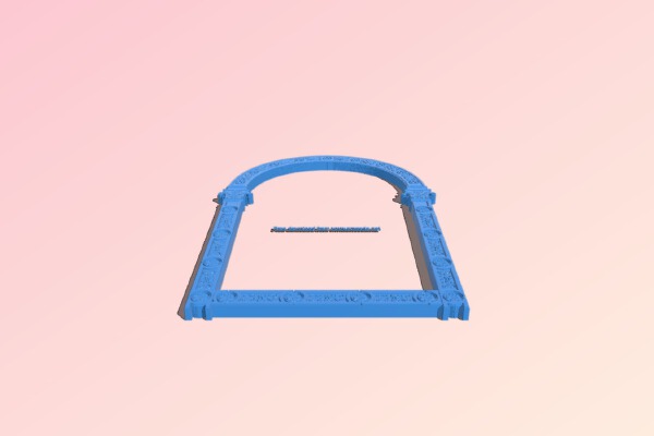 Religious picture frames or mirrors | 3d print model