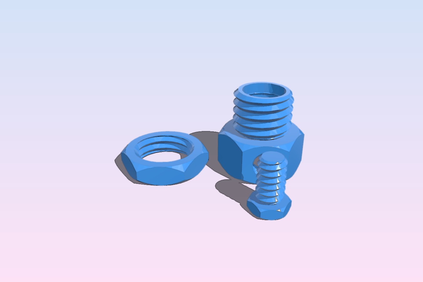 Customizable cable gland with bolts and nuts