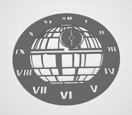 Death Star Clock #2 | 3d print model