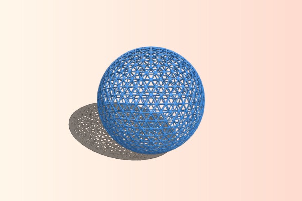 Geodesic sphere | 3d print model
