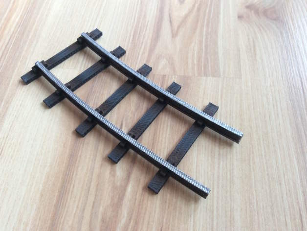 Curve 600mm Radius for Garden Railway Track System (45mm)