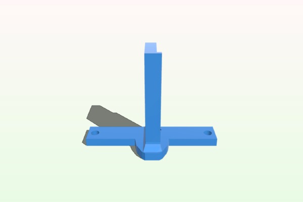 Printrbot Simple 2014 Fan Support Remix | 3d print model