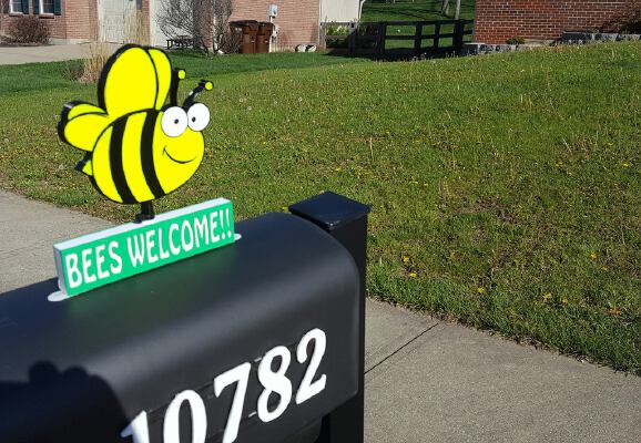 Bees Welcome! | 3d print model