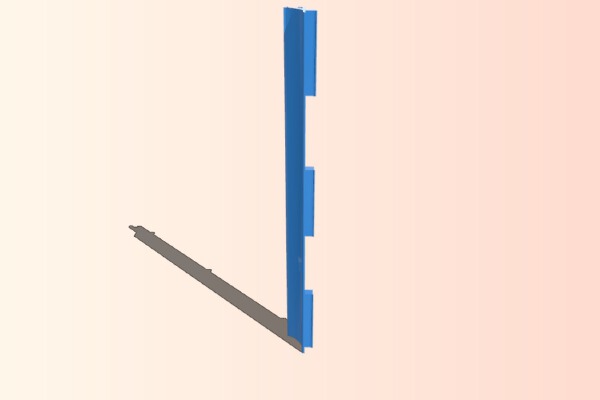 Simple LED Bar for CR-10, AlfaWise U20 | 3d print model