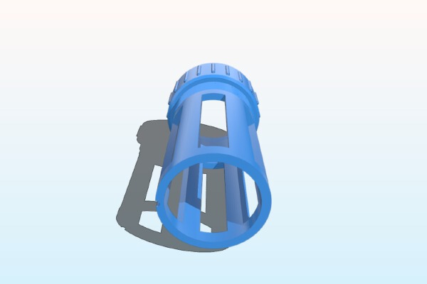 Harbor Freight 18650 Flashlight Battery Adapter | 3d print model