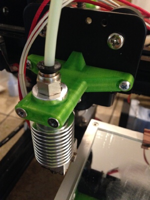 Upgraded Simple Tronxy X3 E3D V6 Mount | 3d print model
