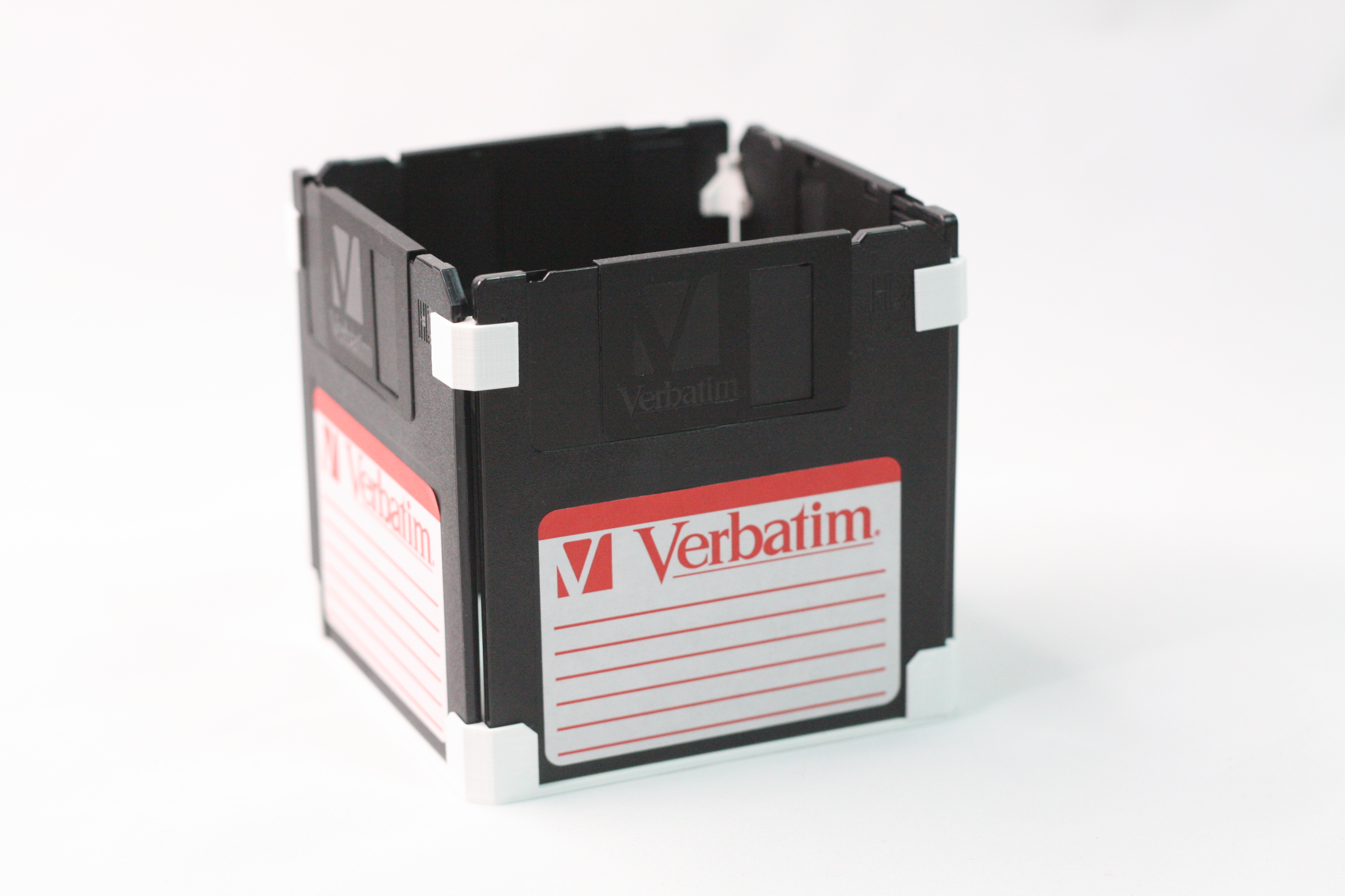 Floppy disk pen holder