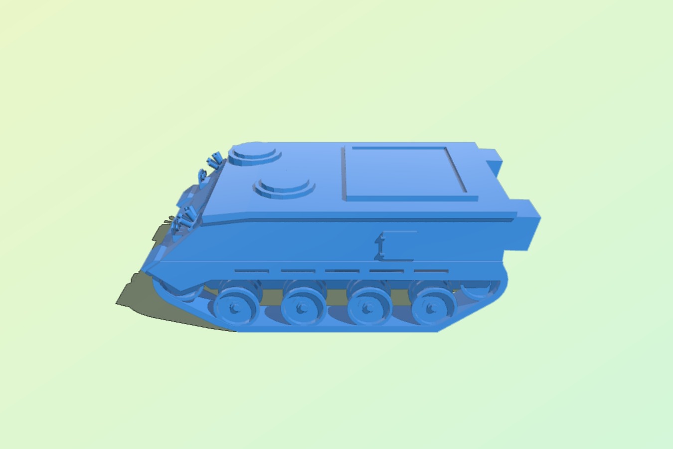 1-100 FV432 APC low poly model