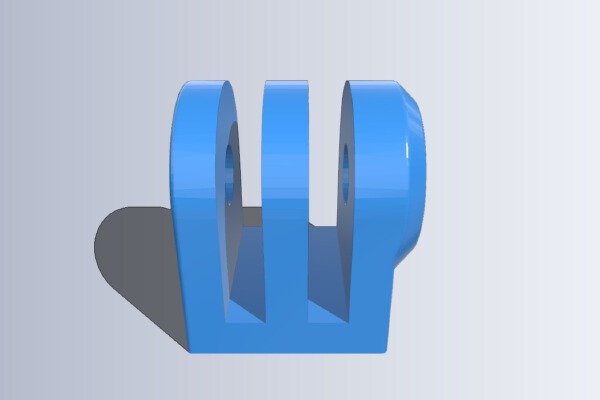 GoPro Mounting Bracket | 3d print model