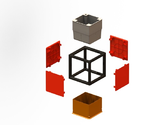 Cubotic Planter - CP150 | 3d print model