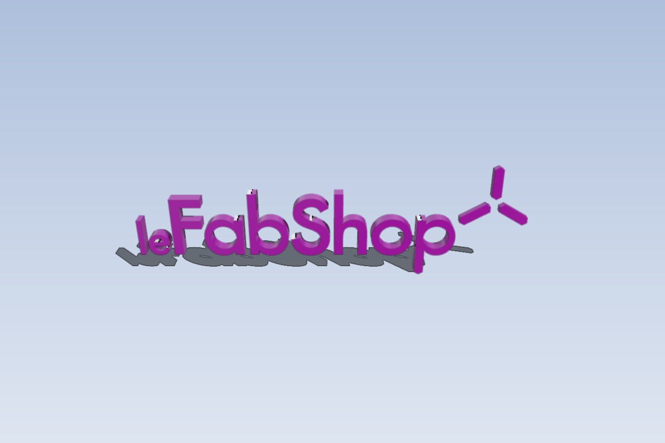 le FabShop logo printed