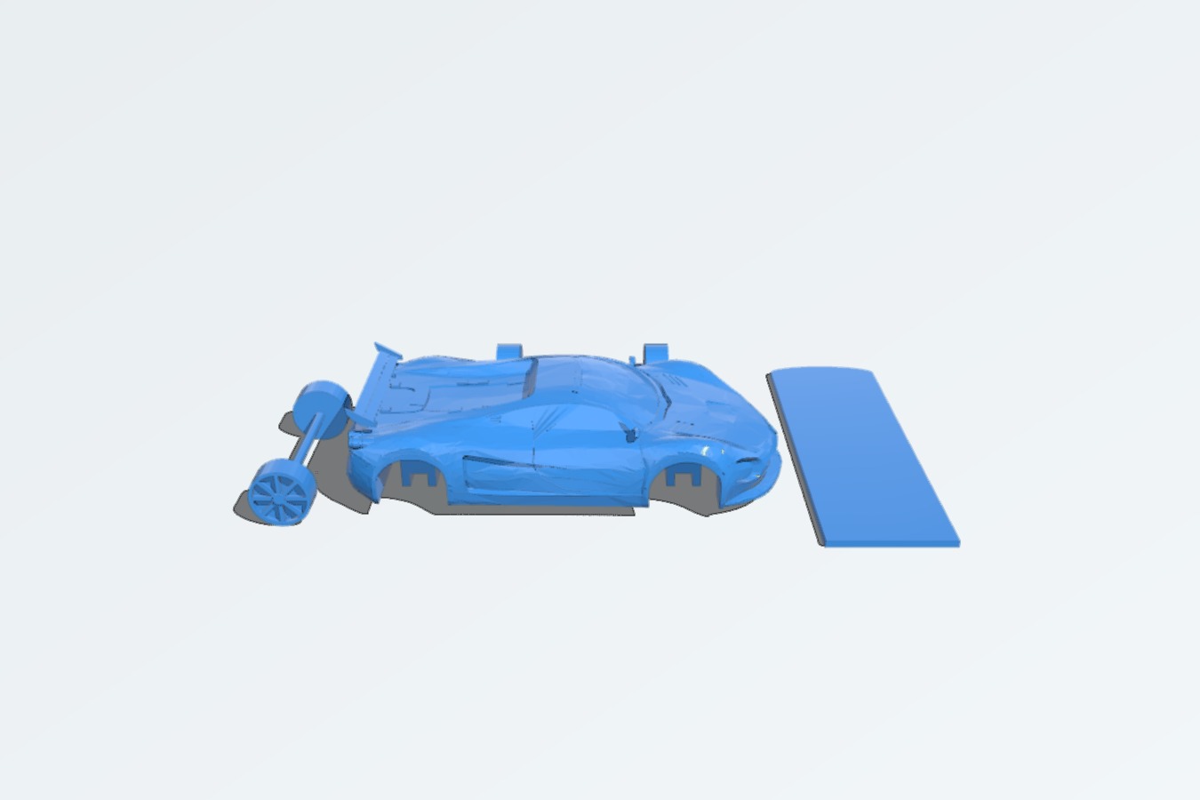 Working Ferrari Car Model