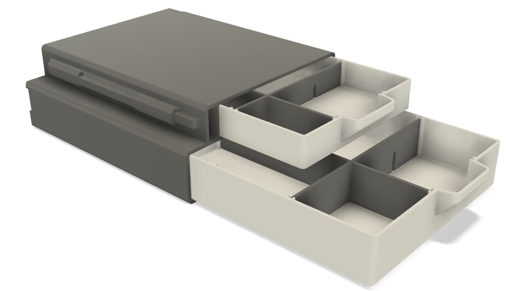 Ender 3 double drawer with organizers