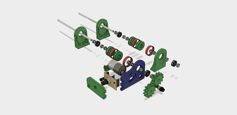 Rotary_Rock Tumbler machine for polishing - (Small printer bed) | 3d print model