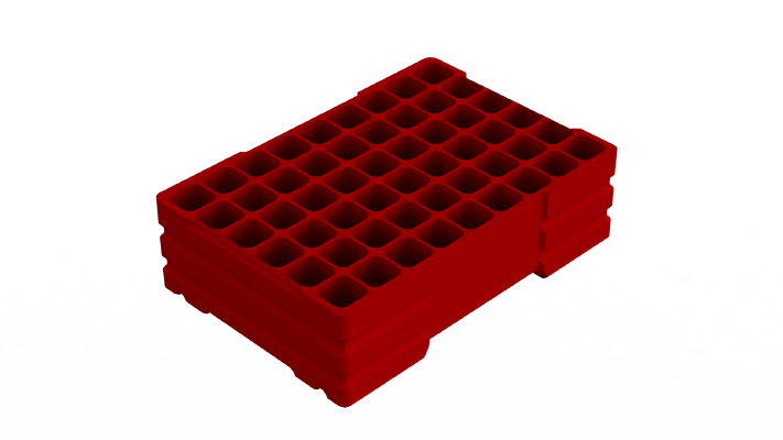 (AT1-762NATO) TRAY CASE ASS'Y, AMMUNITION 7.62 NATO | 3d print model