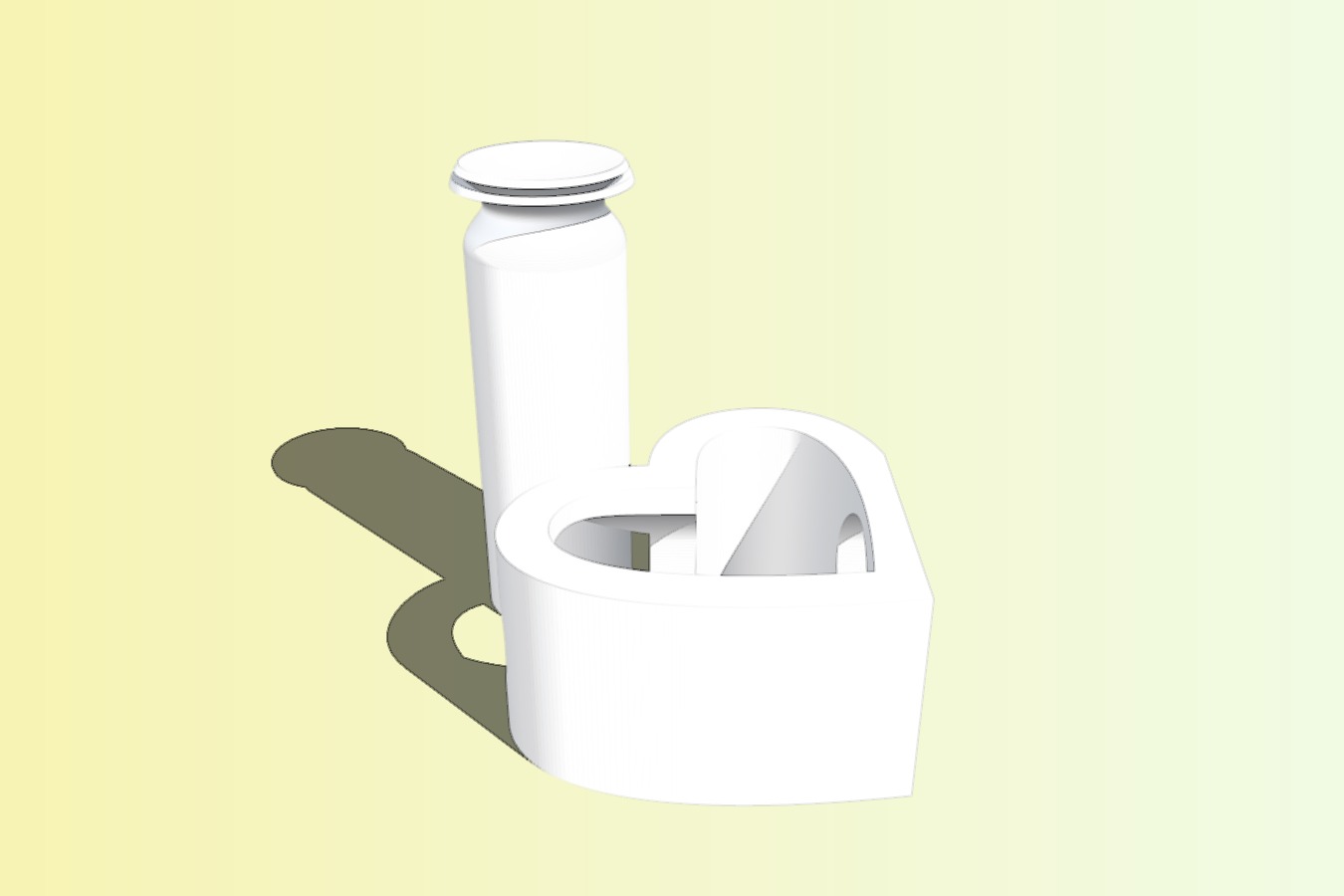 Heart-shaped Flower Vase
