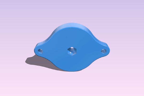 Kryptonite Bike Lock Mount | 3d print model