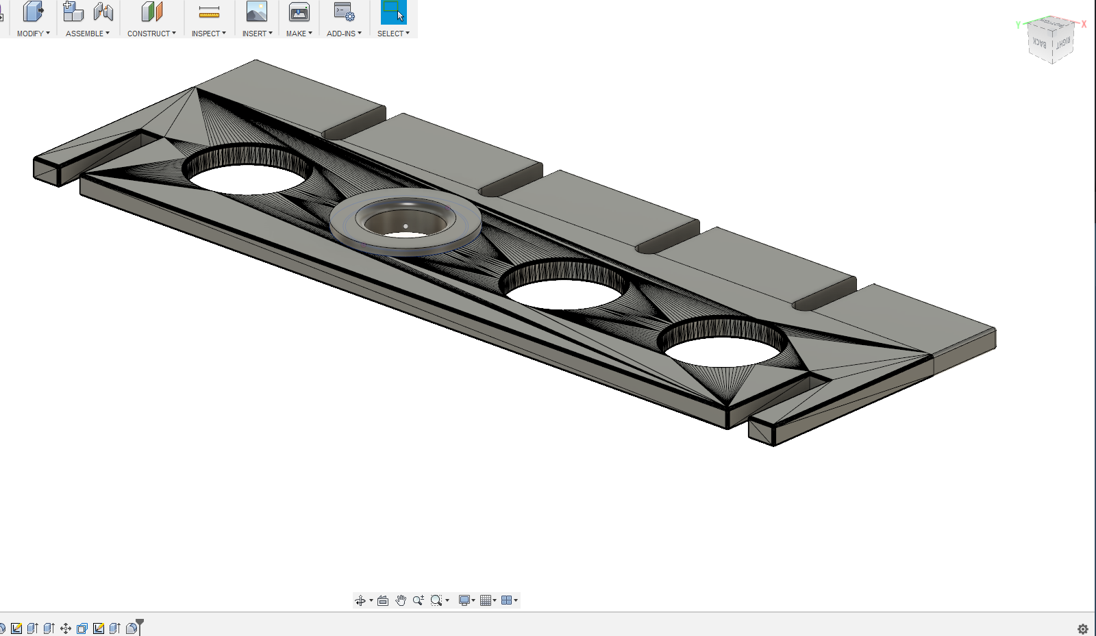 Updated shock holder