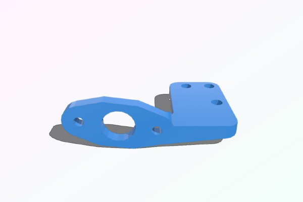 BlTouch Clamp V2 for Anet A8 Plus | 3d print model