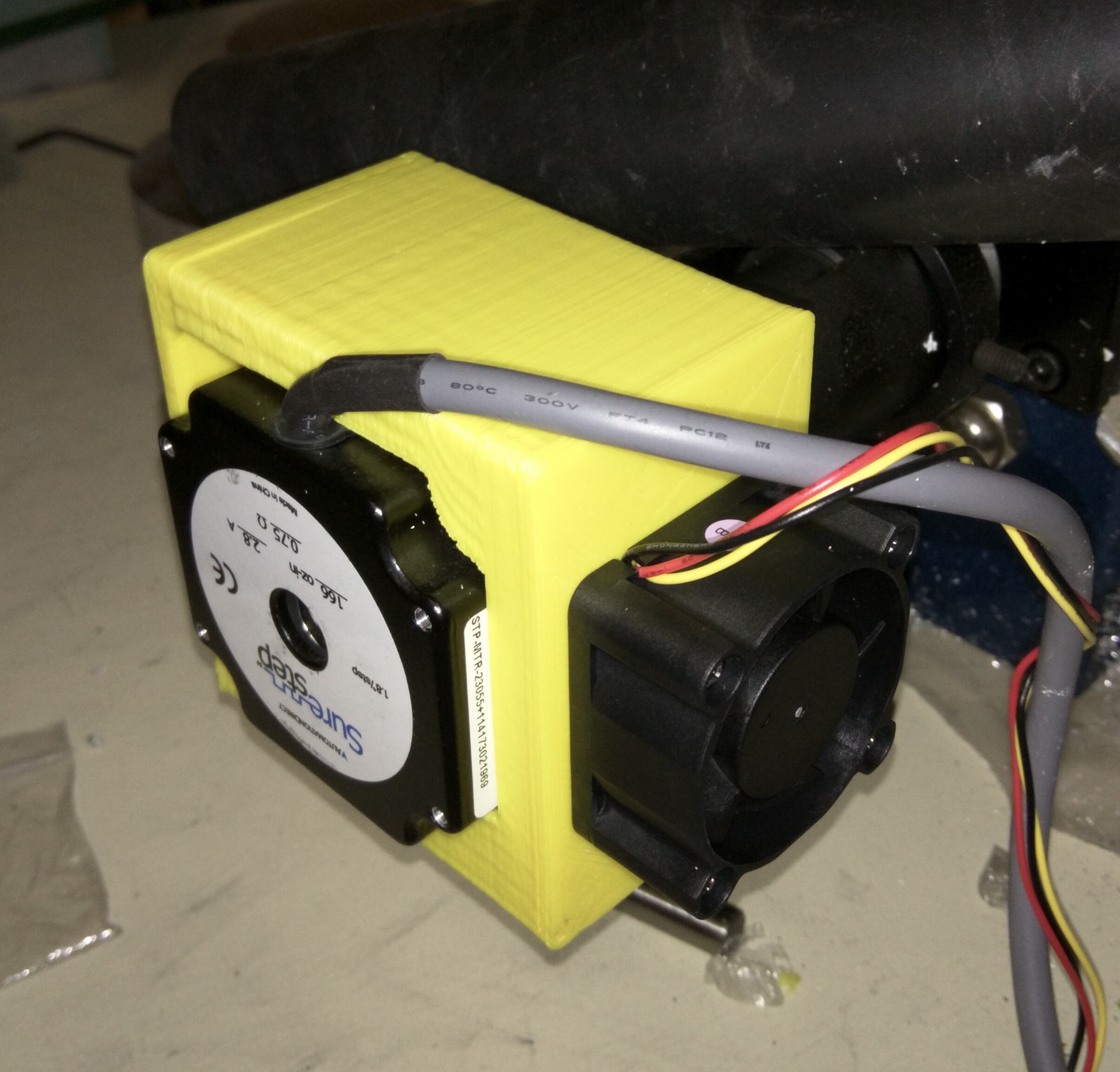 Nema 23 Stepper Motor Fan Shroud _ Mount