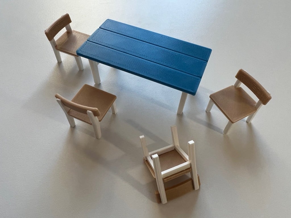 Dollhouse Dining Table Set